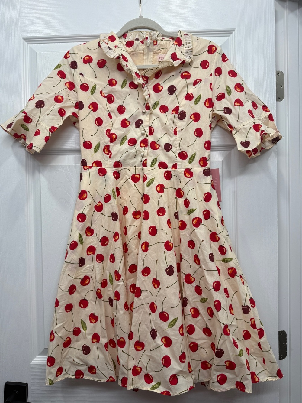 Ivy City Co. June Dress Cherry Print Dress NWT
